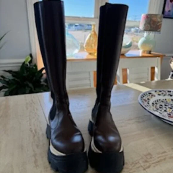 ALOHAS Roxy Chess Tall Boot  Size 7-7.5  EU Size 38 - Picture 3 of 6